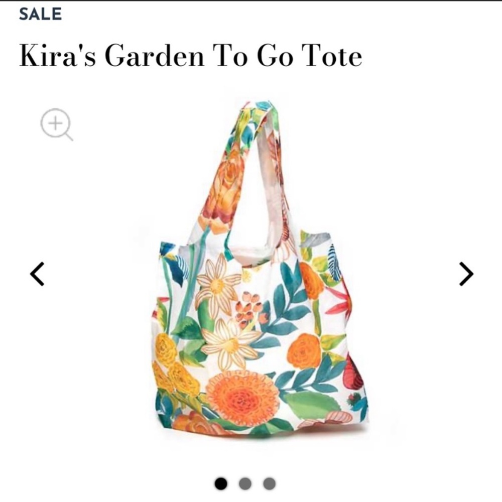 NWT Mackenzie Childs Kira's Garden To Go Tote